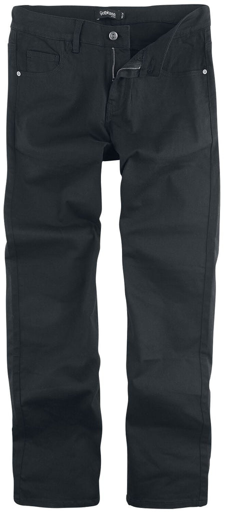 Jean  de Gothicana by EMP - Pete - Jean noir - W30L32 à W40L34 - pour Homme - noir - Gothicana by EMP