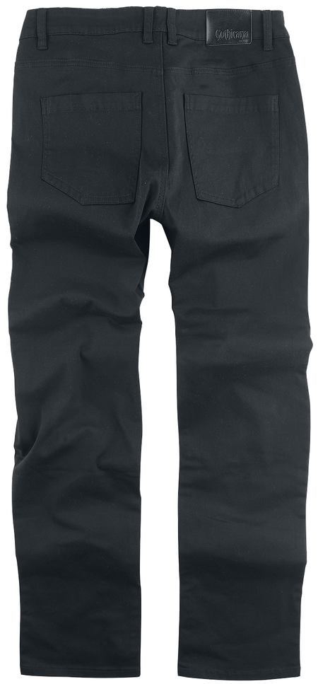 Jean  de Gothicana by EMP - Pete - Jean noir - W30L32 à W40L34 - pour Homme - noir - Gothicana by EMP - View 2