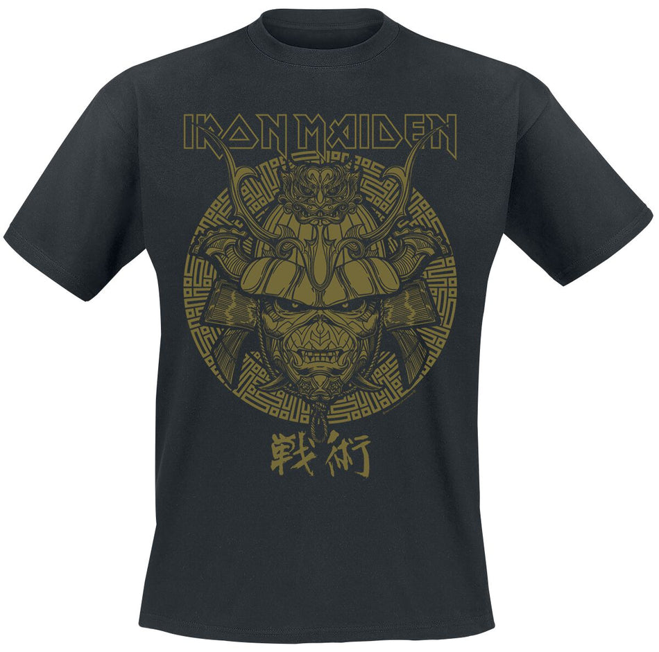 T-Shirt Manches courtes  de Iron Maiden - Samurai Eddie Gold Graphic - S à XXL - pour Homme - noir - Iron Maiden