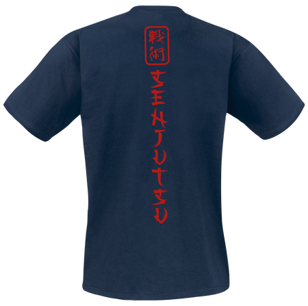 T-Shirt Manches courtes  de Iron Maiden - Samurai Eddie Pocket - S à XXL - pour Homme - marine - Iron Maiden - View 2