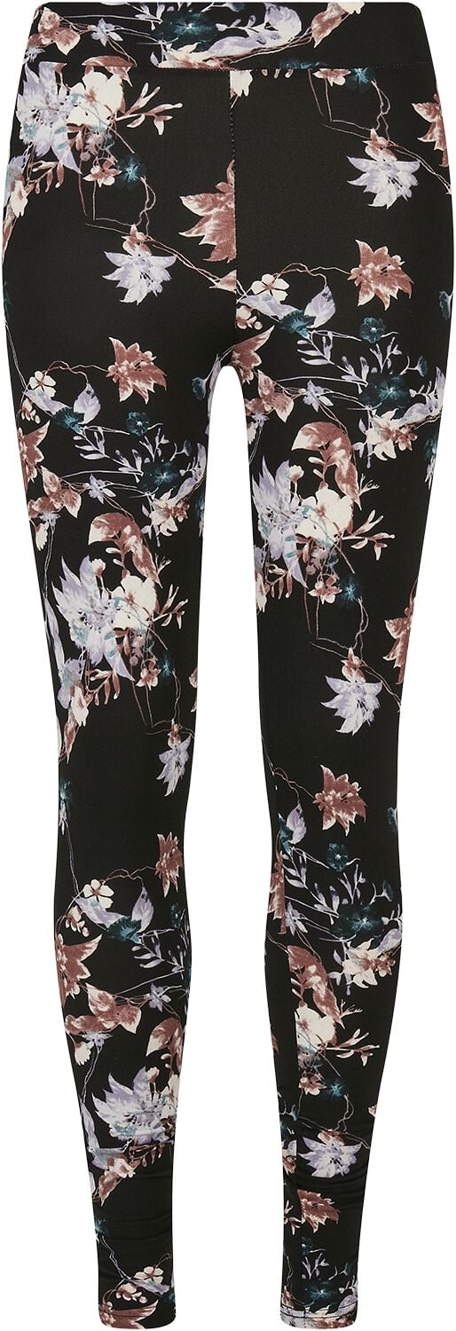 Legging  de Urban Classics - Leggings AOP Soft - XS à 3XL - pour Femme - noir - Urban Classics