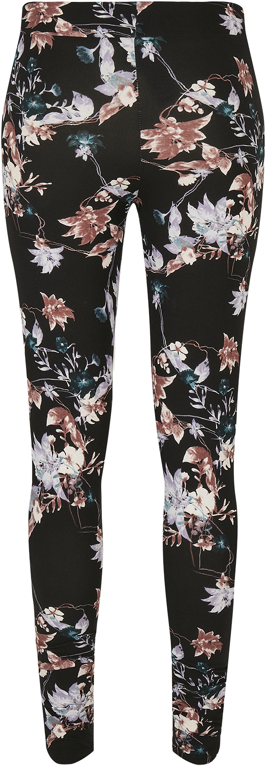 Legging  de Urban Classics - Leggings AOP Soft - XS à 5XL - pour Femme - noir - Urban Classics - View 2