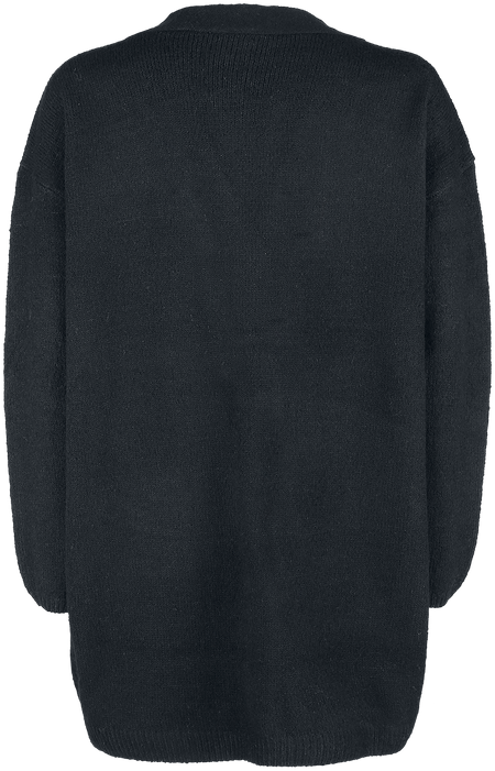 Gilets & Ponchos  de Urban Classics - Gilet Tricoté Chunky Fluffy - XS à 5XL - pour Femme - noir - Urban Classics - View 2