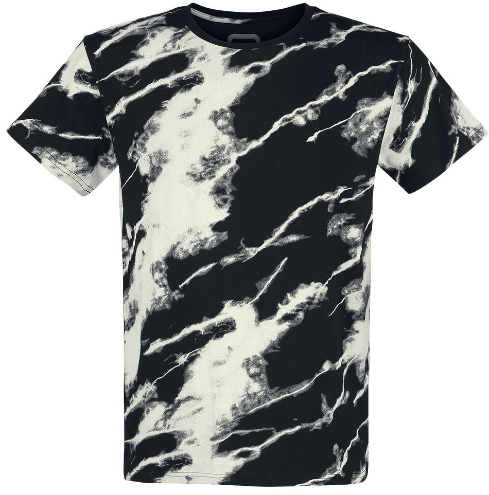T-Shirt Manches courtes  de RED by EMP - Batik T- Shirt - S à 5XL - pour Homme - noir/blanc cassé - RED by EMP