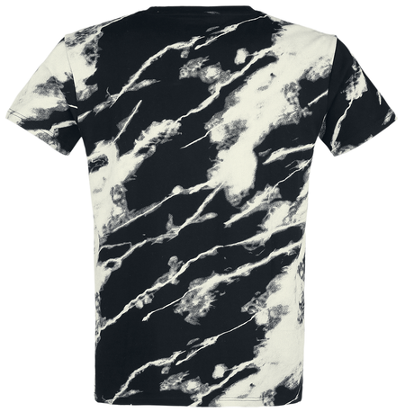 T-Shirt Manches courtes  de RED by EMP - Batik T- Shirt - S à 5XL - pour Homme - noir/blanc cassé - RED by EMP - View 2