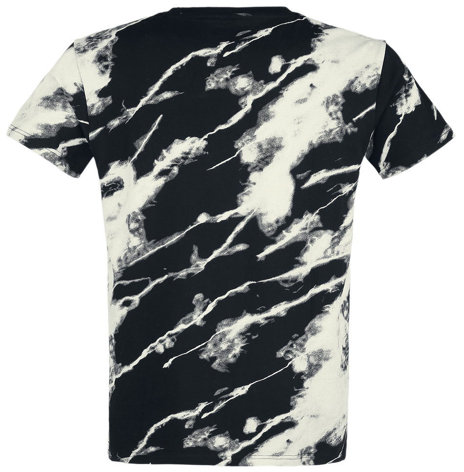 T-Shirt Manches courtes  de RED by EMP - Batik T- Shirt - S à 5XL - pour Homme - noir/blanc cassé - RED by EMP - View 2
