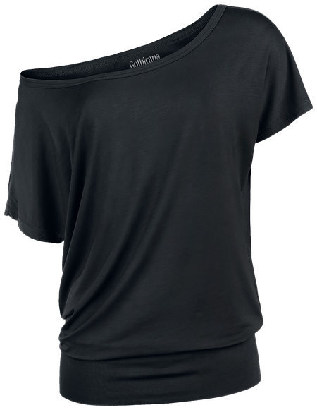 T-Shirt Manches courtes Gothic de Gothicana by EMP - Can You Read My Mind - M à 4XL - pour Femme - noir - Gothicana by EMP - View 2