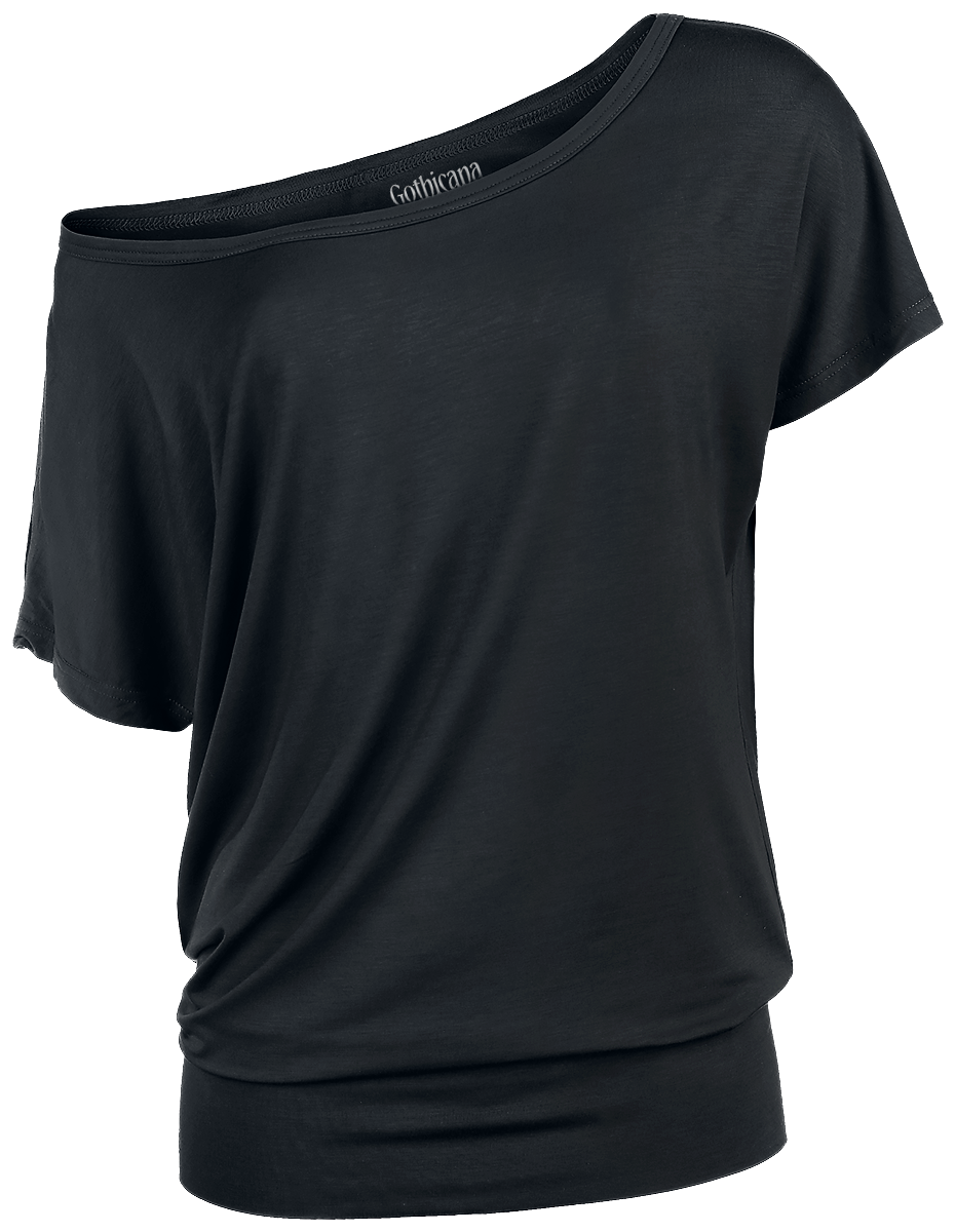 T-Shirt Manches courtes Gothic de Gothicana by EMP - Can You Read My Mind - M à 4XL - pour Femme - noir - Gothicana by EMP - View 2