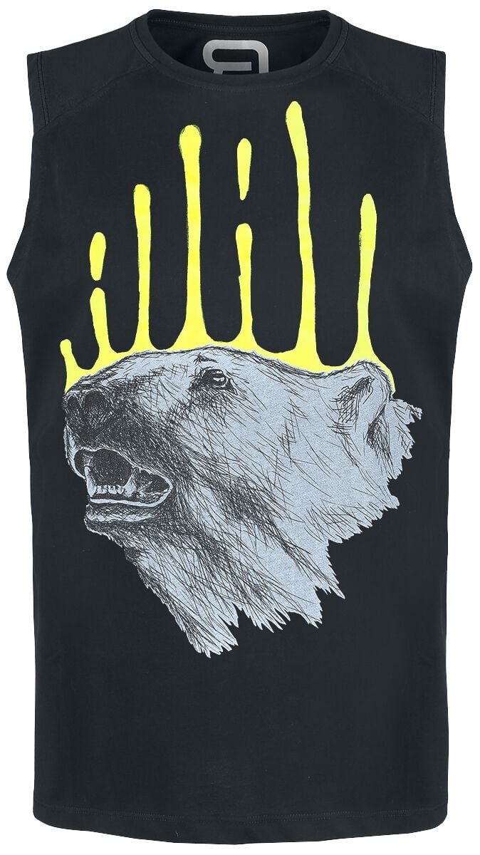 Débardeur  de RED by EMP - Neon Animals - M - pour Homme - noir - RED by EMP