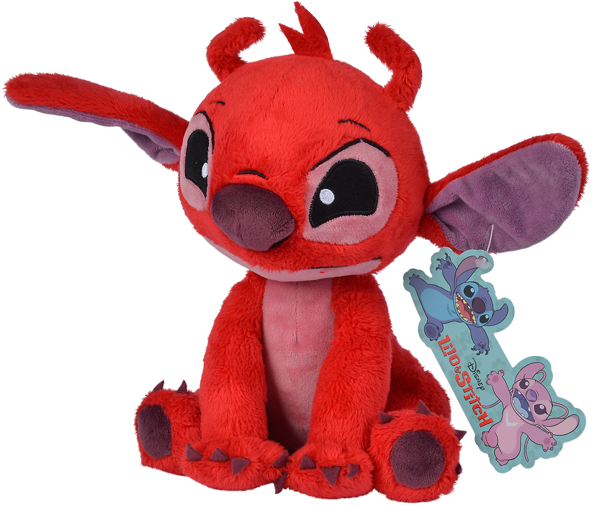 Figurine en peluche Disney de Lilo & Stitch - Leroy - pour Indifférent - rouge - Lilo & Stitch - View 2