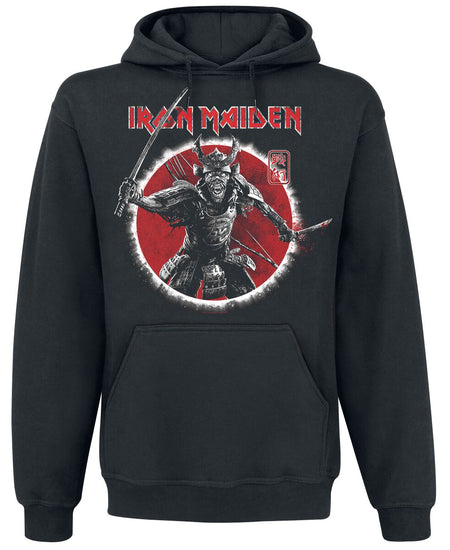 Sweat-shirt à capuche  de Iron Maiden - Eddie Warrior - S à XXL - pour Homme - noir - Iron Maiden