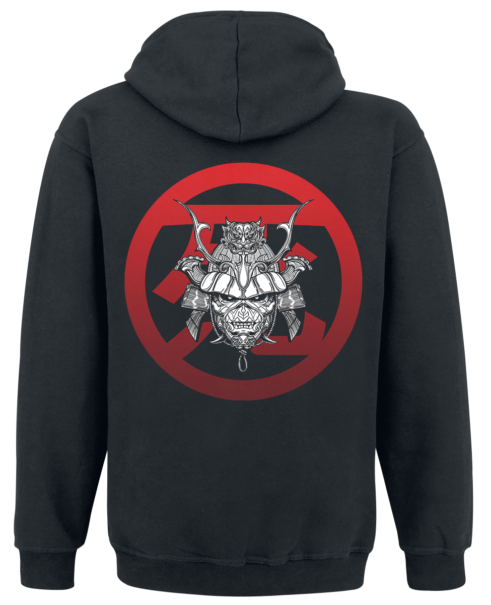 Sweat-shirt à capuche  de Iron Maiden - Eddie Warrior - S à XXL - pour Homme - noir - Iron Maiden - View 2
