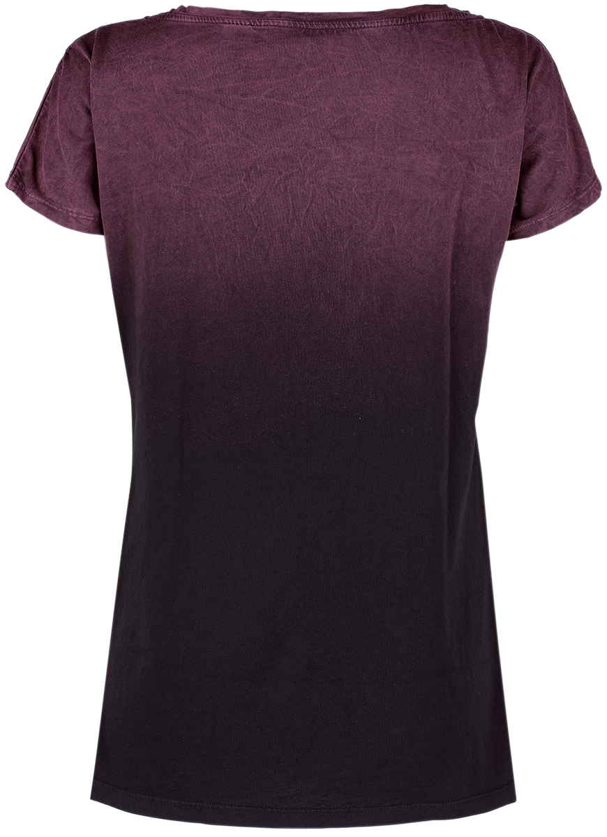 T-Shirt Manches courtes Gothic de Alchemy England - Widow's Weed - S à XXL - pour Femme - bordeaux - Alchemy England - View 2