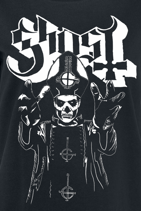 T-Shirt Manches courtes  de Ghost - Papa Wrath - XS à XL - pour Femme - noir - Ghost - View 2