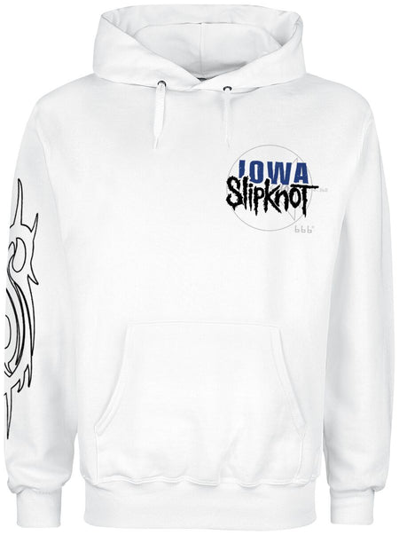 Sweat-shirt à capuche  de Slipknot - Iowa Goat Cover - S à XXL - pour Homme - blanc - Slipknot