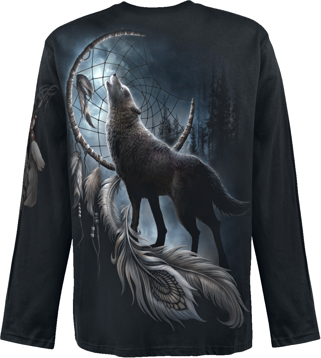 T-shirt manches longues Gothic de Spiral - From Darkness - M à XXL - pour Homme - noir - Spiral - View 2