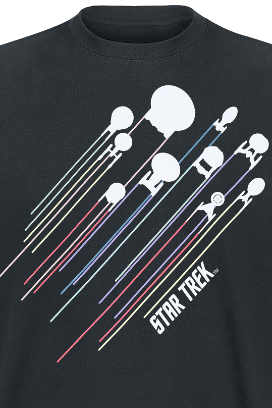 T-Shirt Manches courtes  de Star Trek - Fleet - S à 5XL - pour Homme - noir - Star Trek - View 2