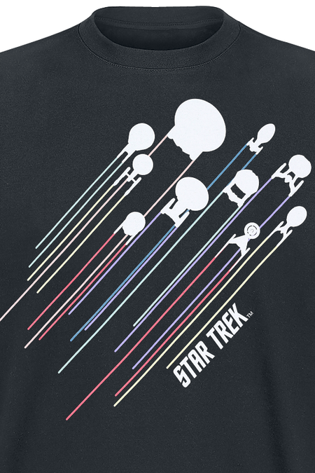 T-Shirt Manches courtes  de Star Trek - Fleet - S à 5XL - pour Homme - noir - Star Trek - View 2