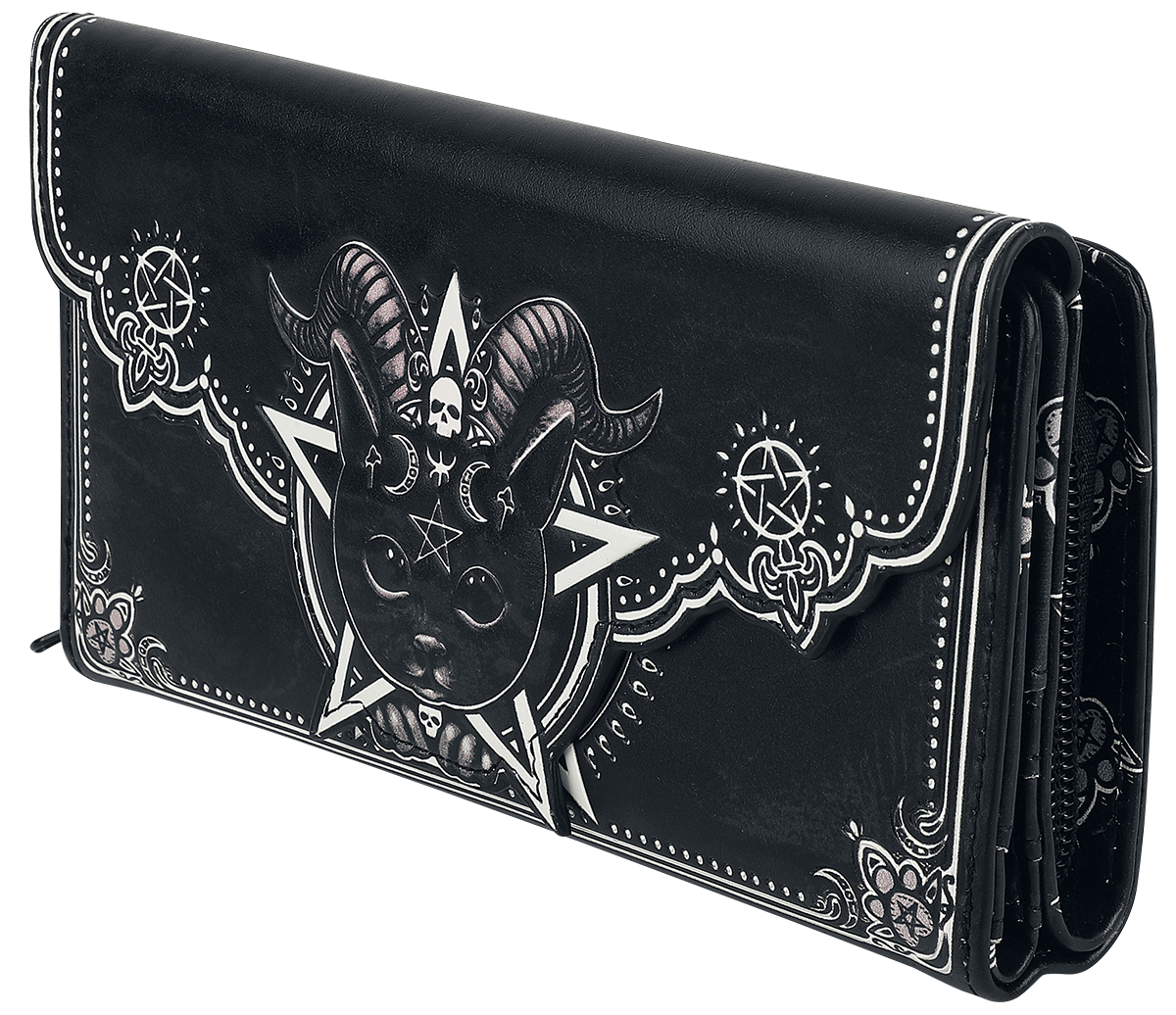 Portefeuille Gothic de Nemesis Now - Pawzuph - pour Unisexe - noir/blanc - Nemesis Now - View 2