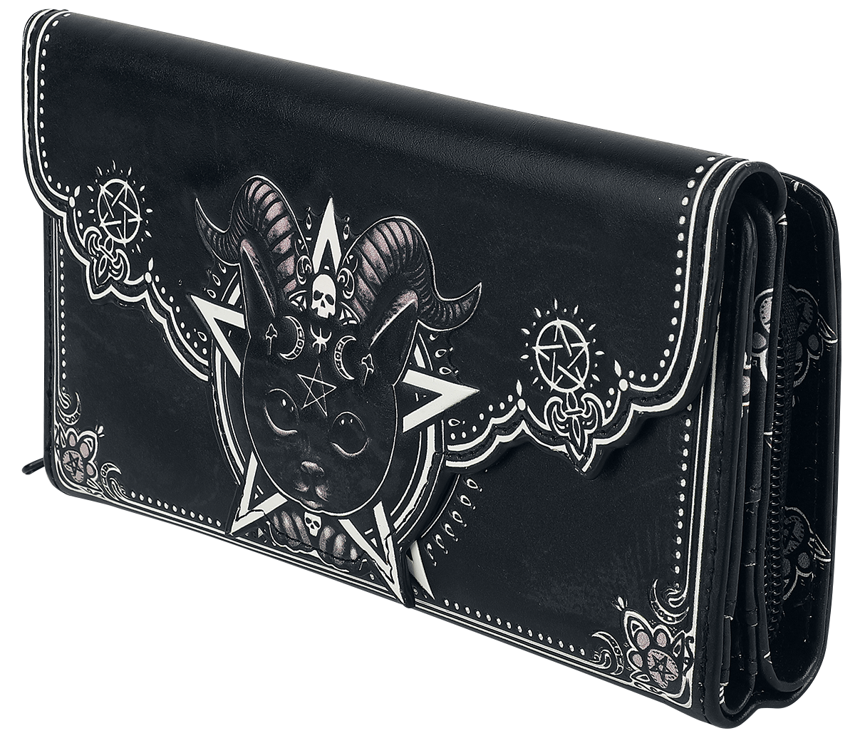 Portefeuille Gothic de Nemesis Now - Pawzuph - pour Unisexe - noir/blanc - Nemesis Now - View 2