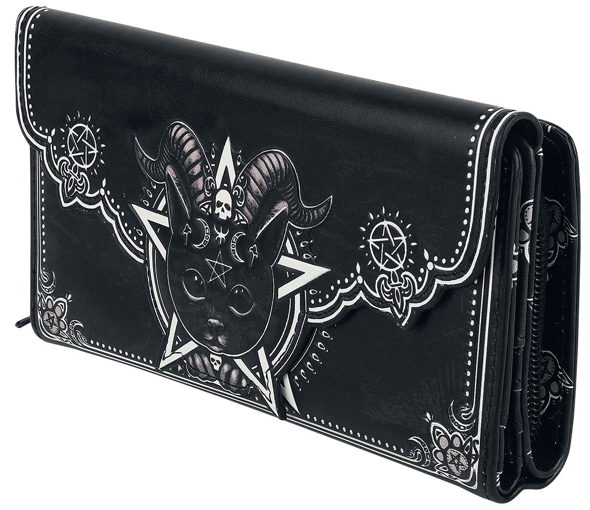 Portefeuille Gothic de Nemesis Now - Pawzuph - pour Unisexe - noir/blanc - Nemesis Now - View 2