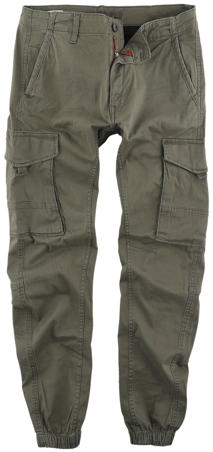 Pantalon Cargo  de Jack & Jones - JJIPAUL JJFLAKE AKM - W27L32 à W36L36 - pour Homme - olive - jack & jones