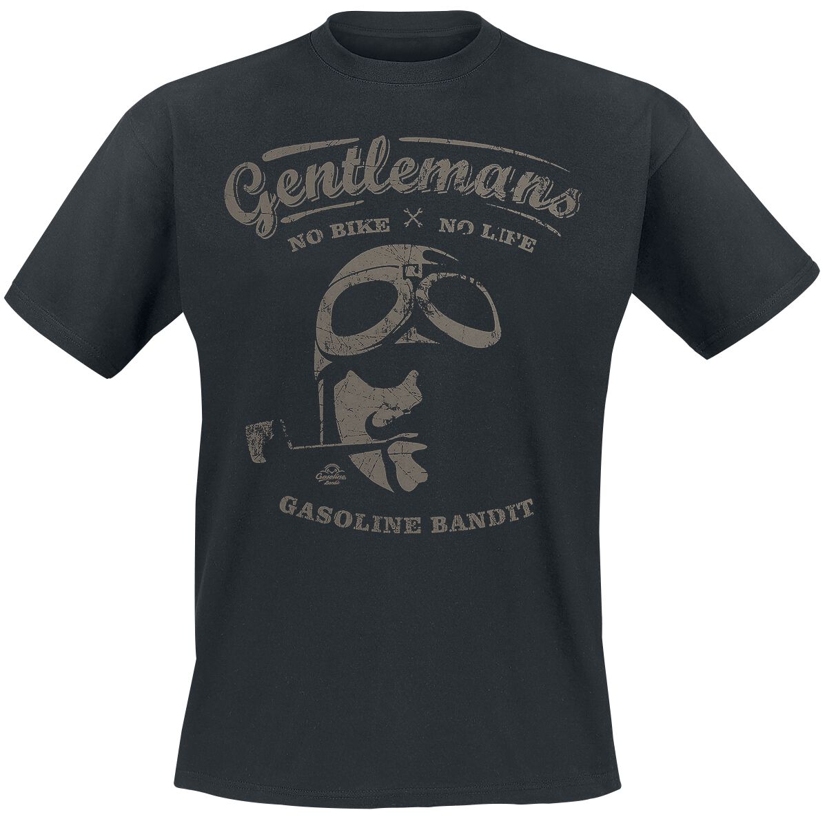 T-Shirt Manches courtes Rockabilly de Gasoline Bandit - Gentlemen - S à 3XL - pour Homme - noir - Gasoline Bandit