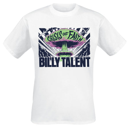 T-Shirt Manches courtes  de Billy Talent - Crisis Of Faith Nuke - S à XXL - pour Homme - blanc - Billy Talent