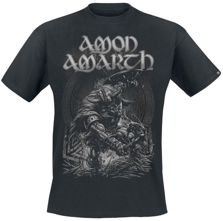 T-Shirt Manches courtes  de Amon Amarth - Warrior - S à 5XL - pour Homme - noir - Amon Amarth
