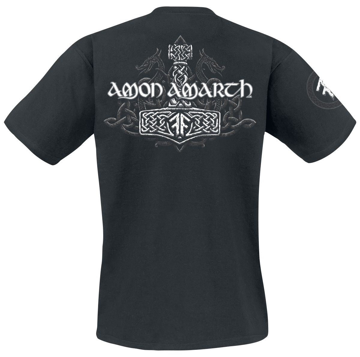T-Shirt Manches courtes  de Amon Amarth - Mjoelner - S à XXL - pour Homme - noir - Amon Amarth - View 2