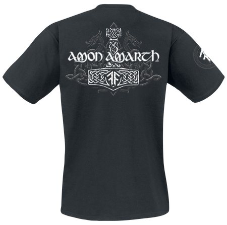 T-Shirt Manches courtes  de Amon Amarth - Mjoelner - S à XXL - pour Homme - noir - Amon Amarth - View 2