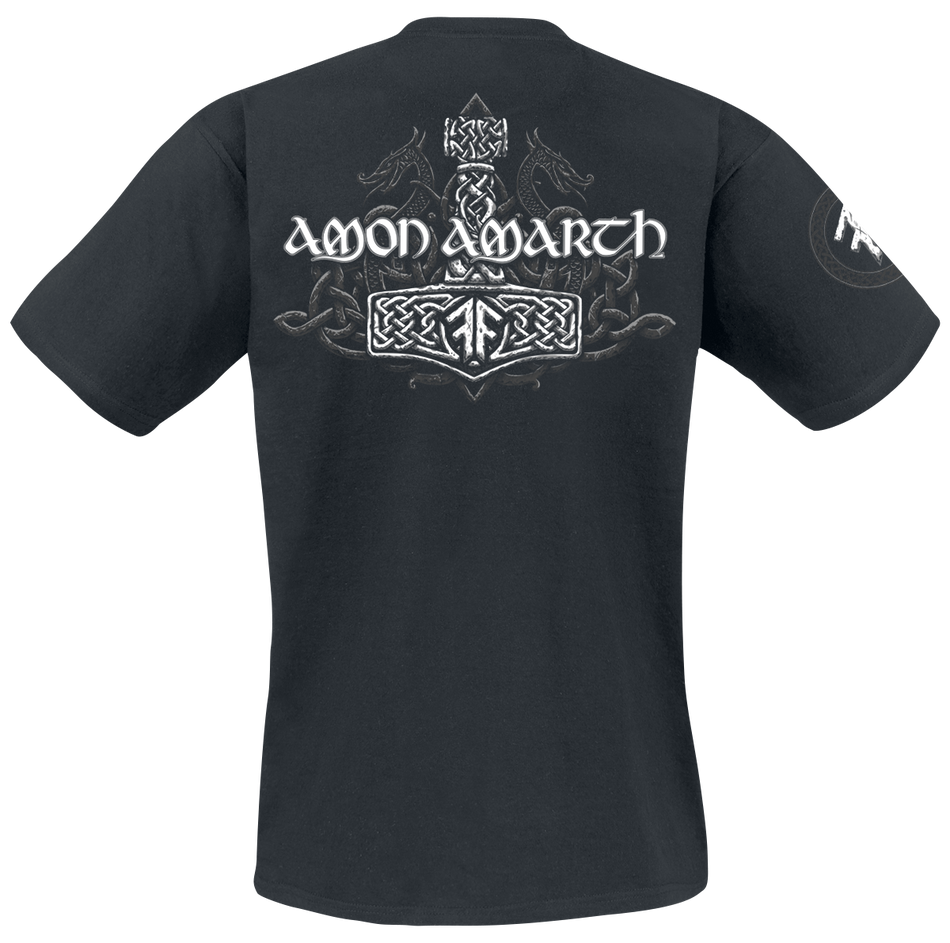 T-Shirt Manches courtes  de Amon Amarth - Mjoelner - S à XXL - pour Homme - noir - Amon Amarth - View 2