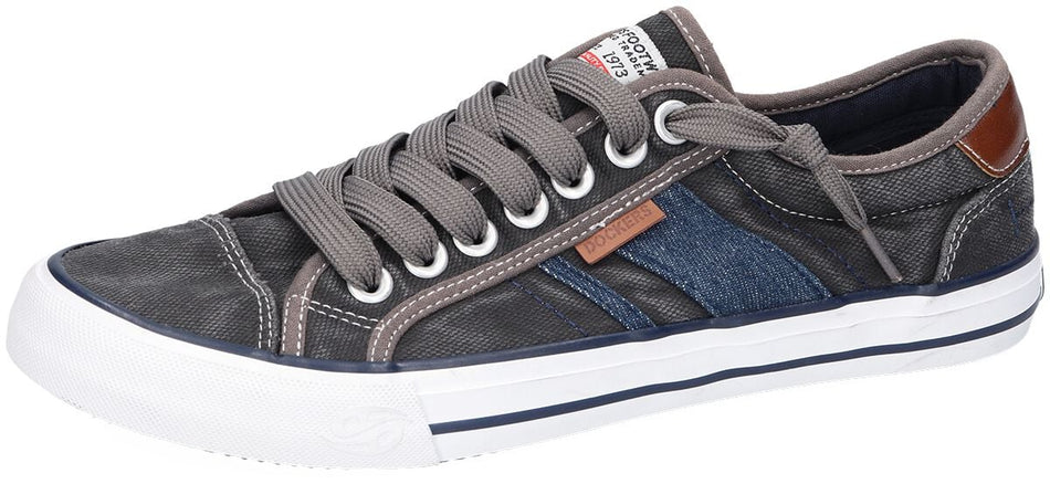 Baskets  de Dockers by Gerli - Sneaker Low - EU40 à EU46 - pour Homme - gris/bleu - Dockers by Gerli