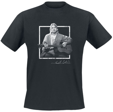 T-Shirt Manches courtes  de Kurt Cobain - Play Men - S à XXL - pour Homme - noir - Kurt Cobain