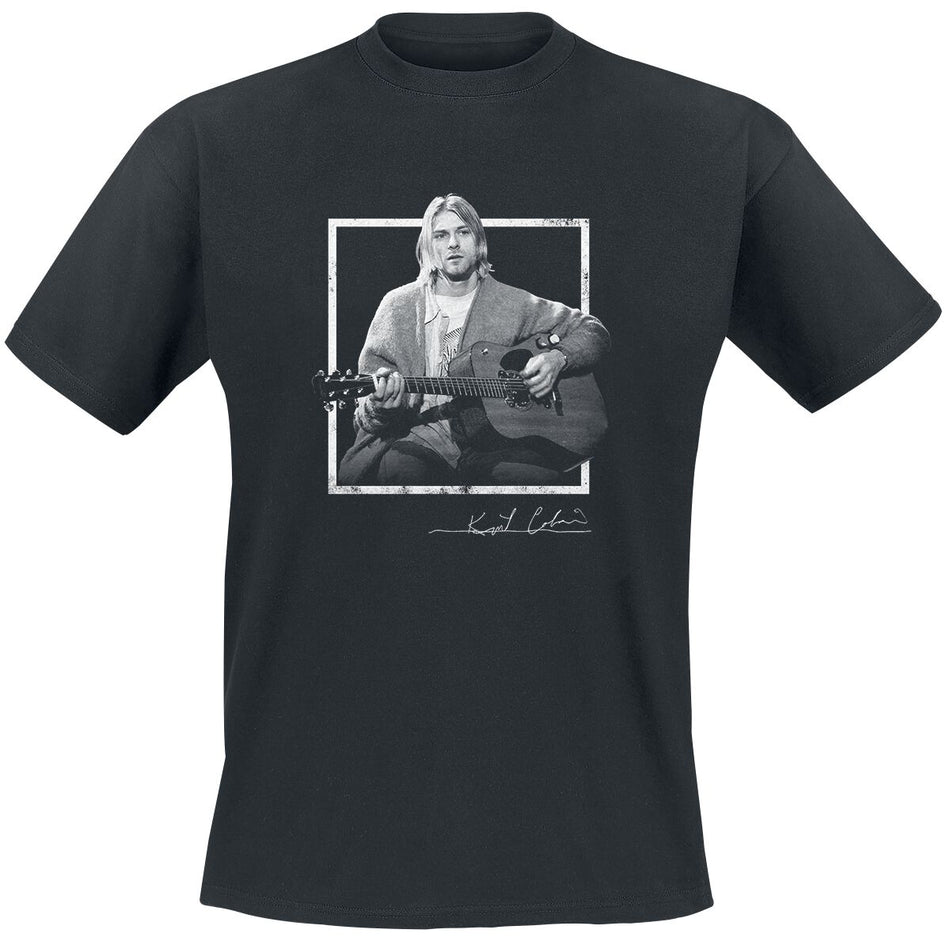 T-Shirt Manches courtes  de Kurt Cobain - Play Men - S à XXL - pour Homme - noir - Kurt Cobain