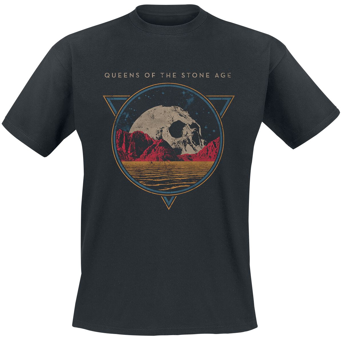 T-Shirt Manches courtes  de Queens Of The Stone Age - Planet Skull - S à XXL - pour Homme - noir - Queens Of The Stone Age