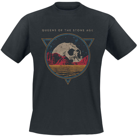T-Shirt Manches courtes  de Queens Of The Stone Age - Planet Skull - S à XXL - pour Homme - noir - Queens Of The Stone Age