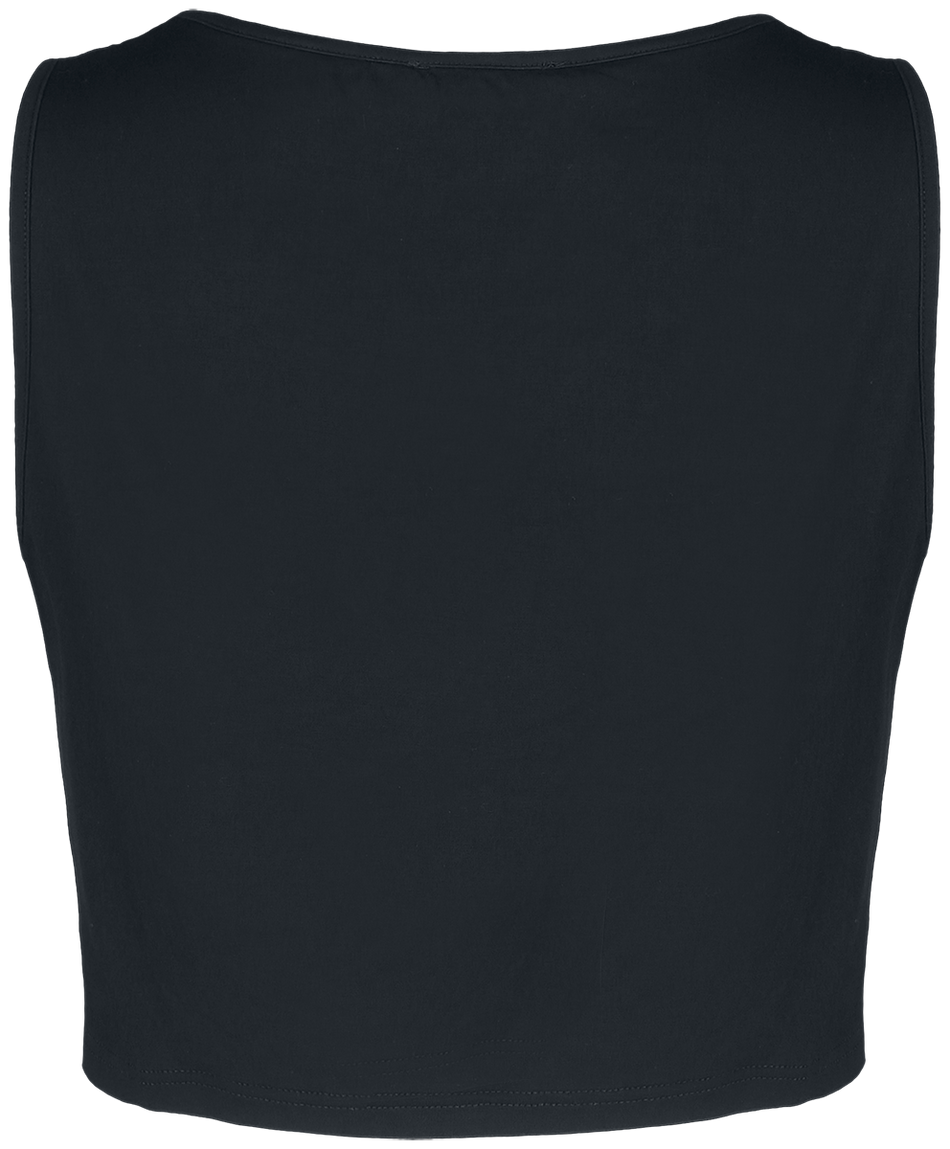 Top Gothic de Banned Alternative - Crop Top Space Kitty - XS à XXL - pour Femme - noir - Banned Alternative - View 2