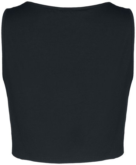 Top Gothic de Banned Alternative - Crop Top Space Kitty - XS à L - pour Femme - noir - Banned Alternative - View 2