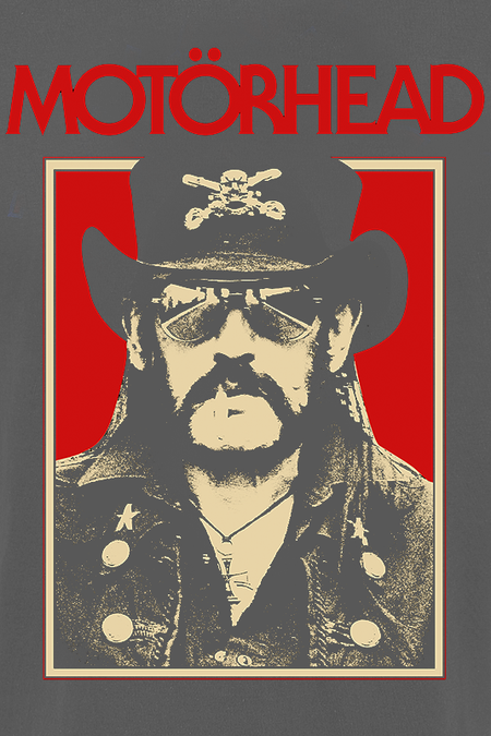 T-Shirt Manches courtes  de Motörhead - Lemmy RJ Photo - S à M - pour Homme - anthracite - Motörhead - View 2