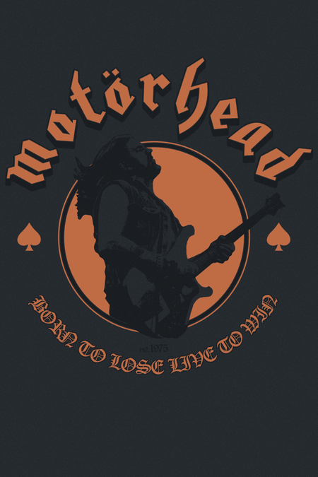 Sweat-shirt à capuche  de Motörhead - Young Lemmy Born To Lose - S à XXL - pour Homme - noir - Motörhead - View 2