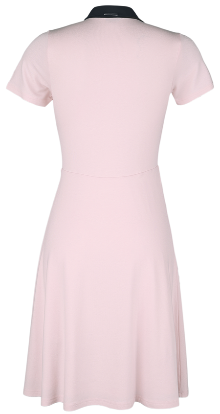 Robe mi-longue Rockabilly de Pussy Deluxe - Cat Classic Berry - Robe - S à XXL - pour Femme - rose/noir - Pussy Deluxe - View 2