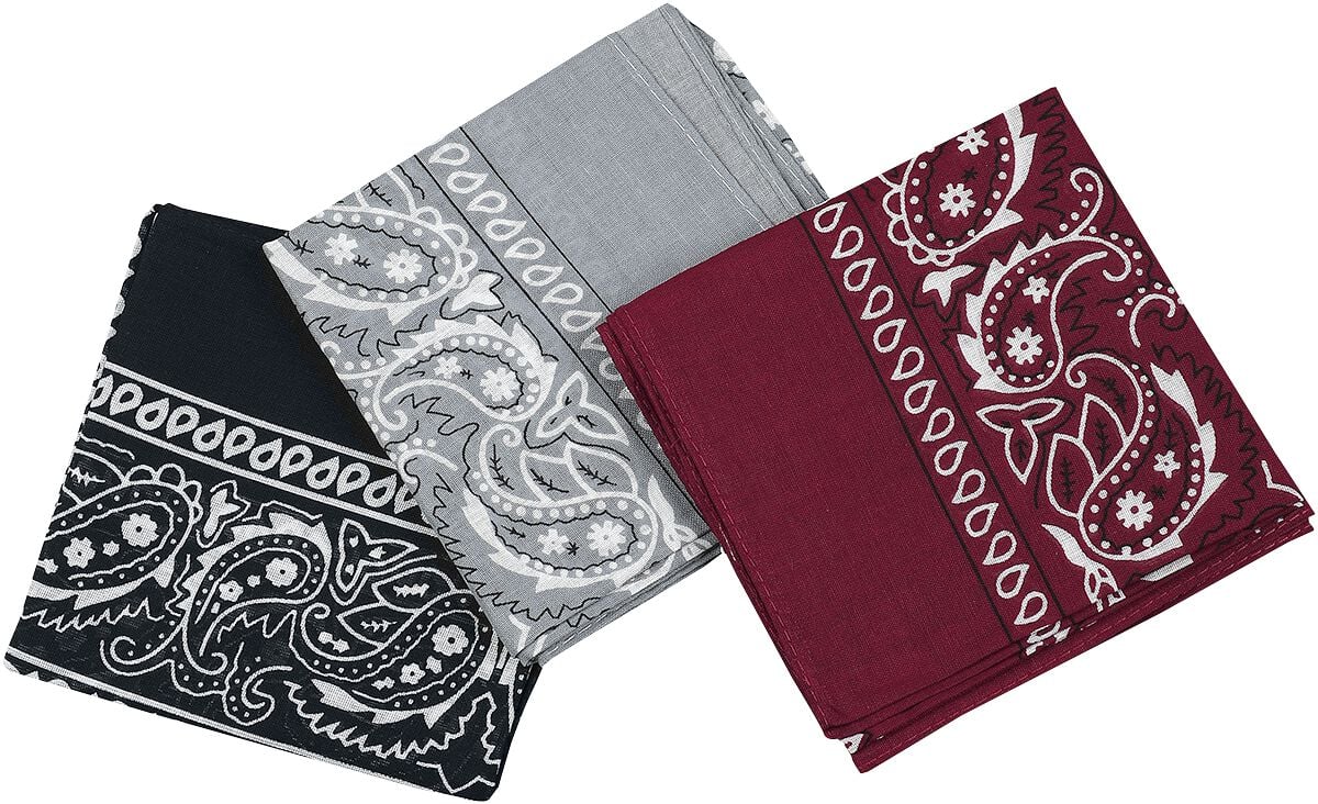 Bandana Rockabilly de Rock Daddy - Bandana - Lot de 3 - pour Unisexe - multicolore - Rock Daddy