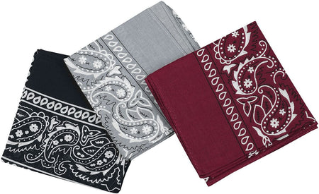 Bandana Rockabilly de Rock Daddy - Bandana - Lot de 3 - pour Unisexe - multicolore - Rock Daddy