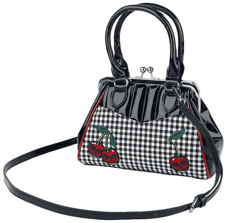 Sac à main  de Banned Retro - Rockabilly Cherry - pour Femme - noir/rouge/blanc - Banned Retro