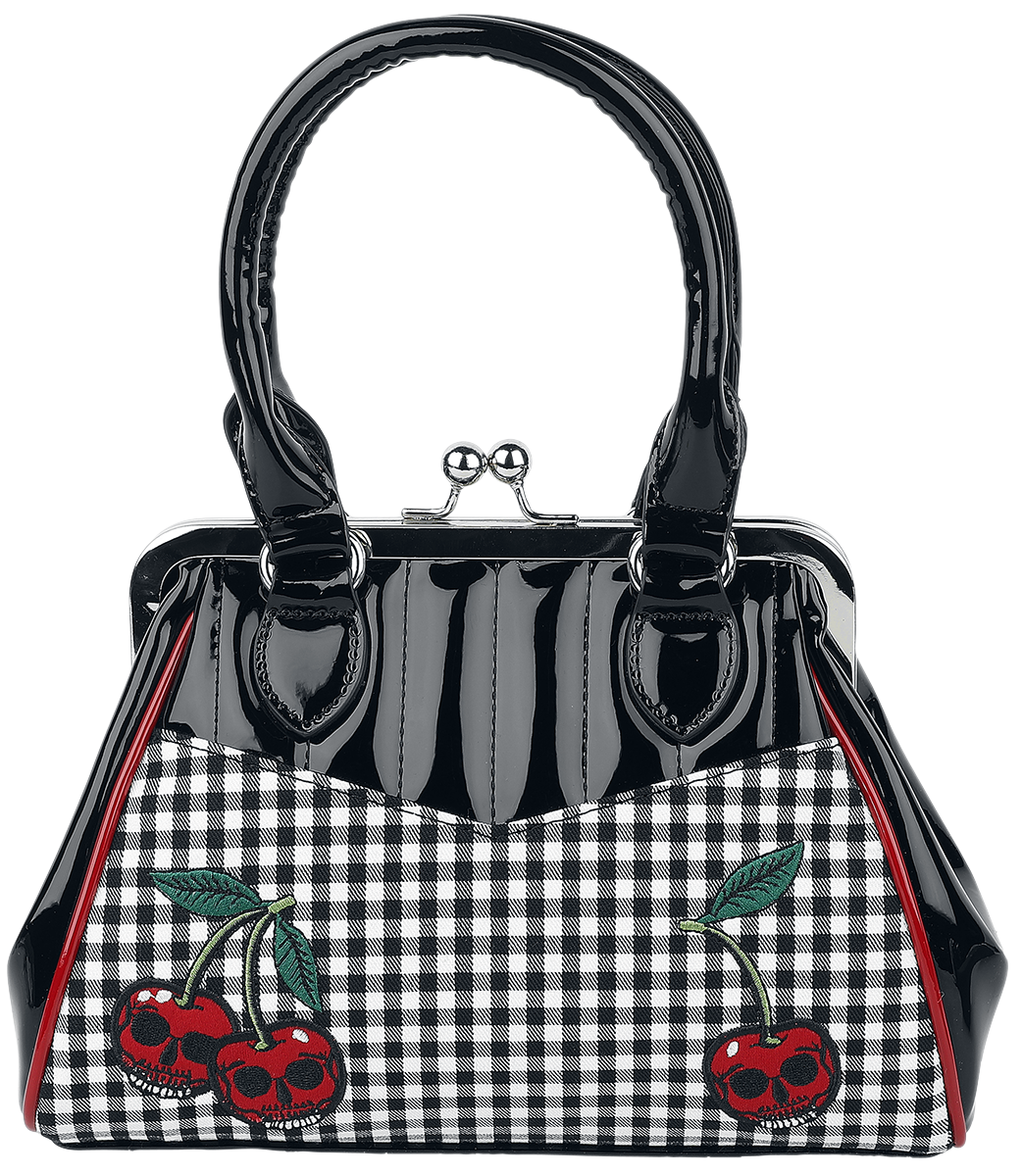Sac à main  de Banned Retro - Rockabilly Cherry - pour Femme - noir/rouge/blanc - Banned Retro - View 2