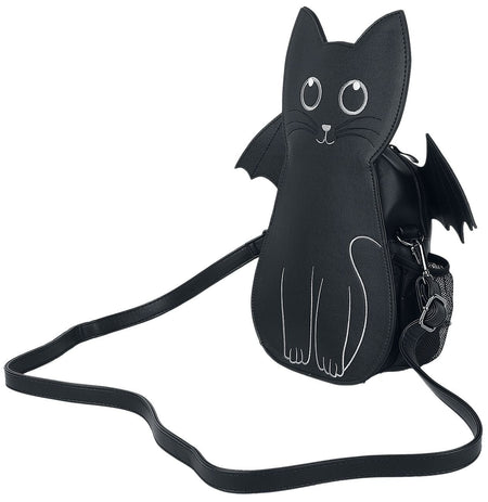 Sac à dos Gothic de Banned Alternative - Wendigo - pour Femme - noir/blanc - Banned Alternative