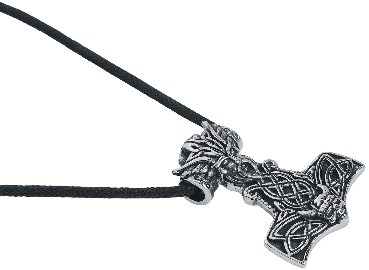 Collier  de etNox hard and heavy - Marteau De Thor - pour Unisexe - couleur argent - etNox hard and heavy - View 2