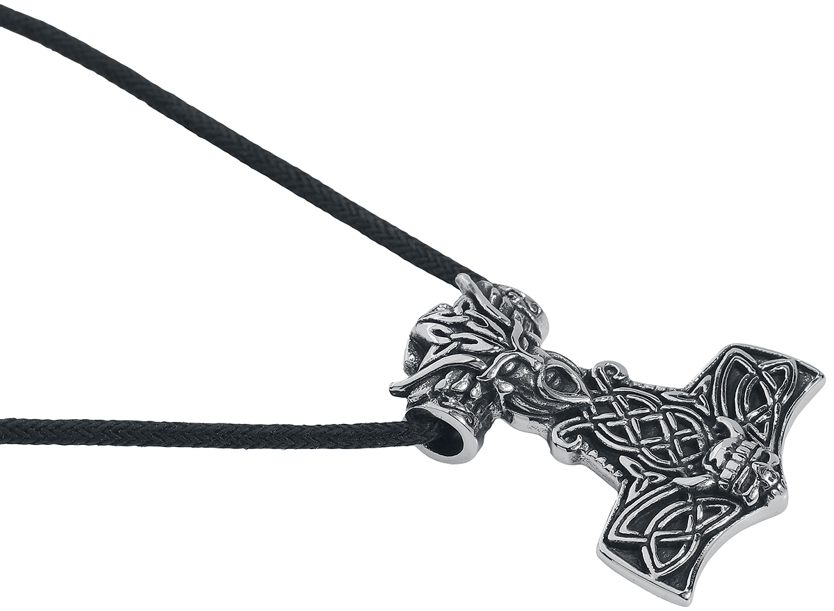 Collier  de etNox hard and heavy - Marteau De Thor - pour Unisexe - couleur argent - etNox hard and heavy - View 2