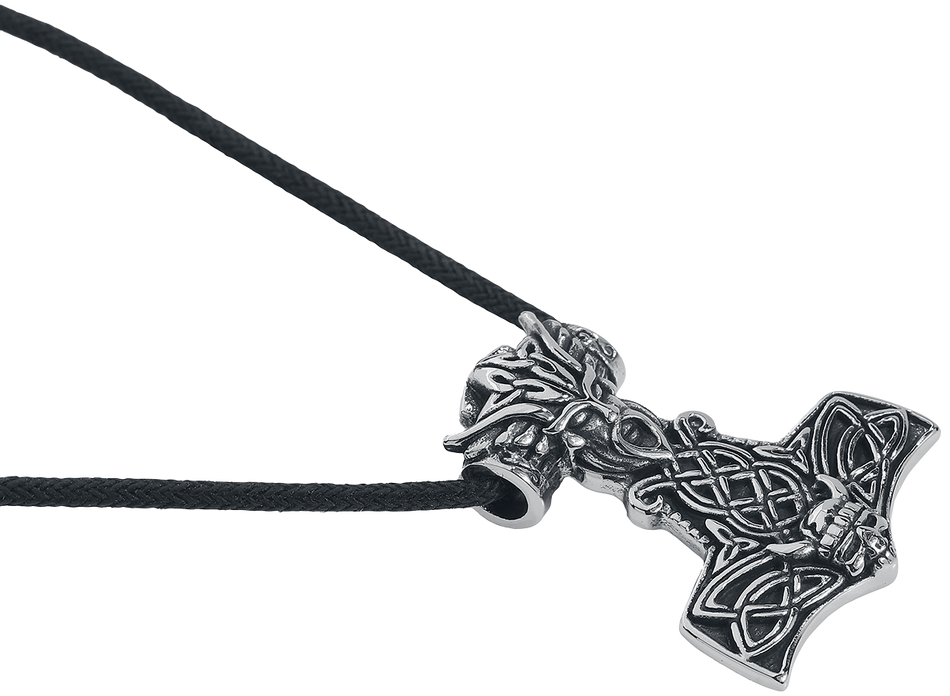 Collier  de etNox hard and heavy - Marteau De Thor - pour Unisexe - couleur argent - etNox hard and heavy - View 2